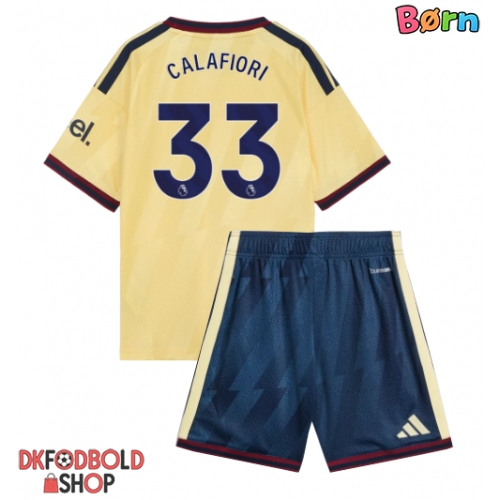 Arsenal Riccardo Calafiori #33 Tredje trøje Børn 2026-27 Kort ærmer (+ korte bukser)